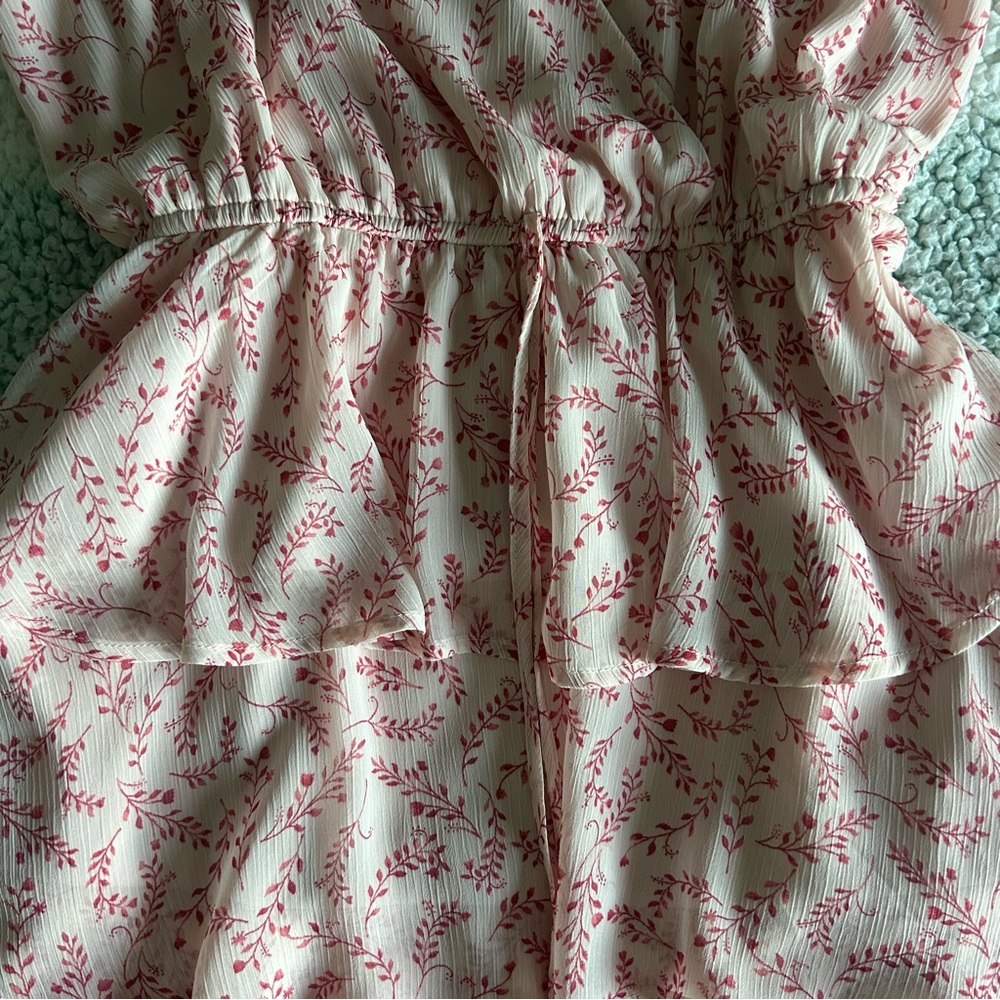 Trixxi Pink Ruffled Mini Dress - Picture 2 of 6